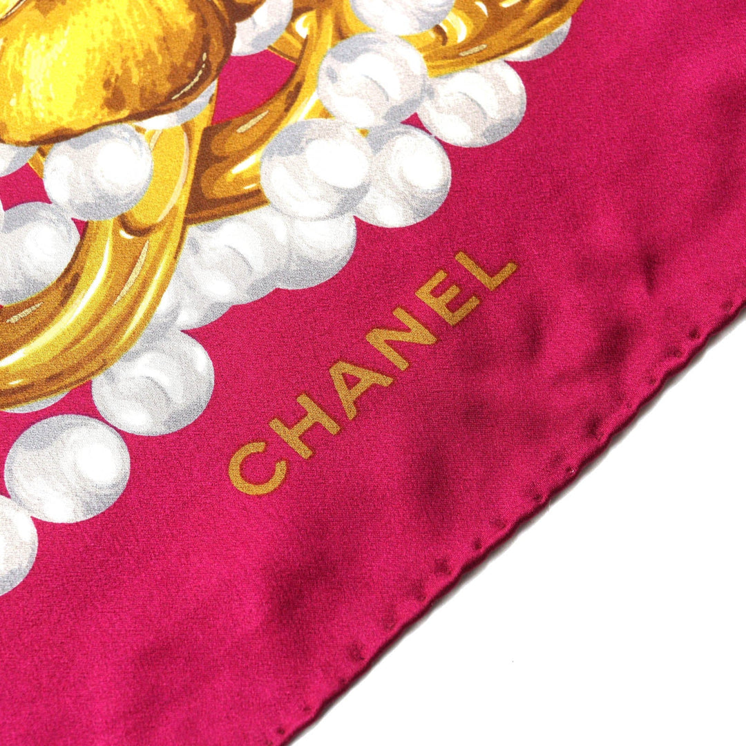 Top Quality Chanel Silk Camellia Jewelry Shawl Scarf