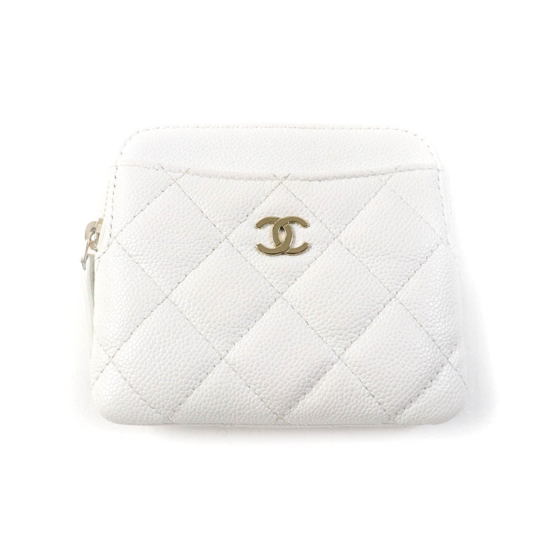 Top Quality Chanel Classic Zip Coin Purse Caviar Skin
