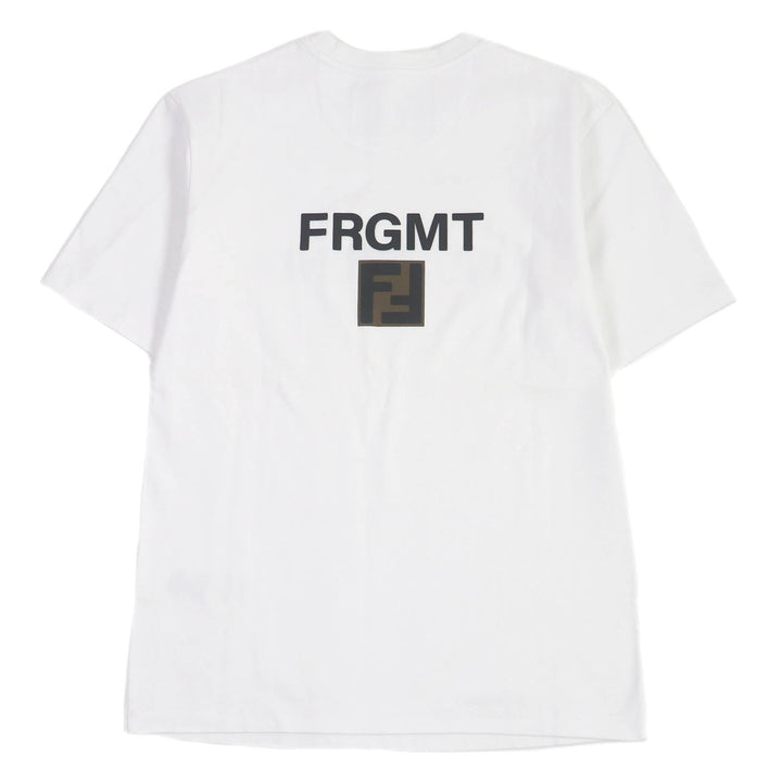 Fendi Cotton T-Shirt FS9626 XXS White
