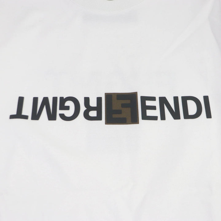 Fendi Cotton T-Shirt FS9626 XXS White