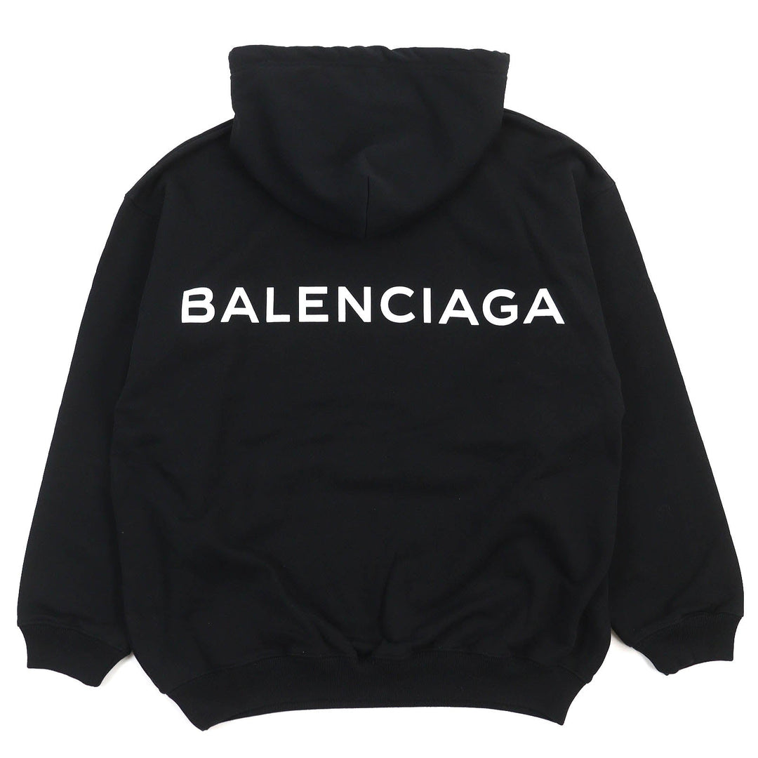 Top Quality Balenciaga Cotton Back Logo Oversized Pullover