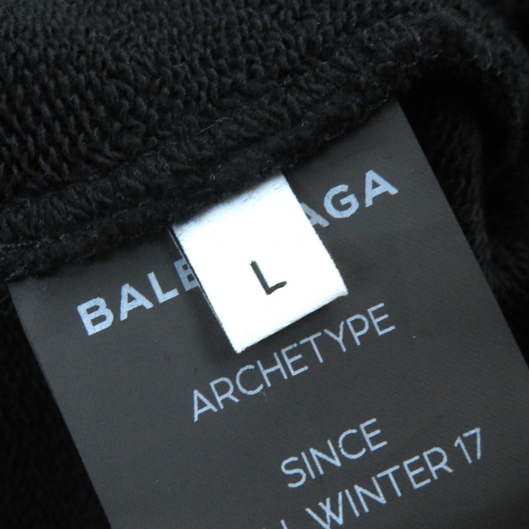 Top Quality Balenciaga Cotton Back Logo Oversized Pullover