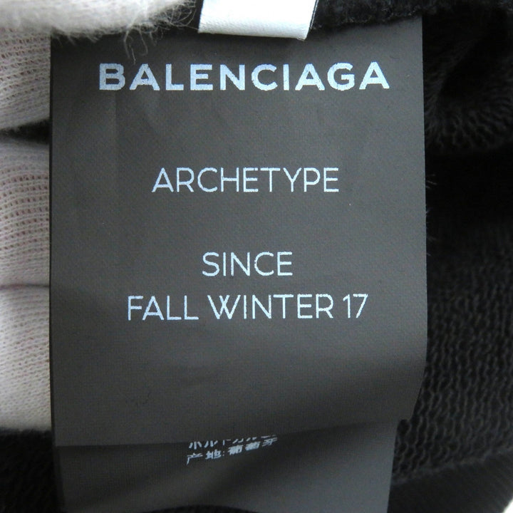 Top Quality Balenciaga Cotton Back Logo Oversized Pullover