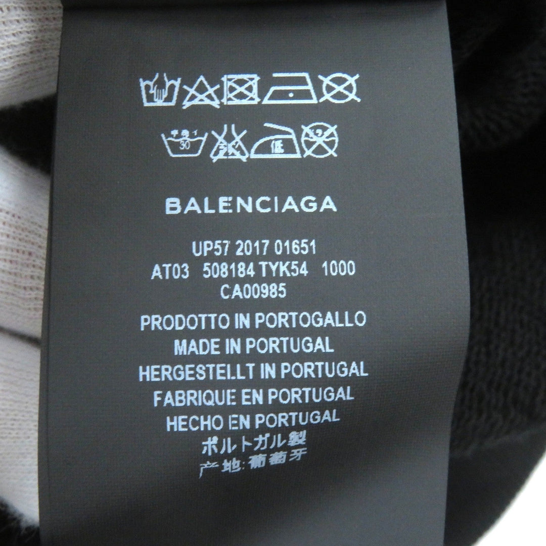 Top Quality Balenciaga Cotton Back Logo Oversized Pullover