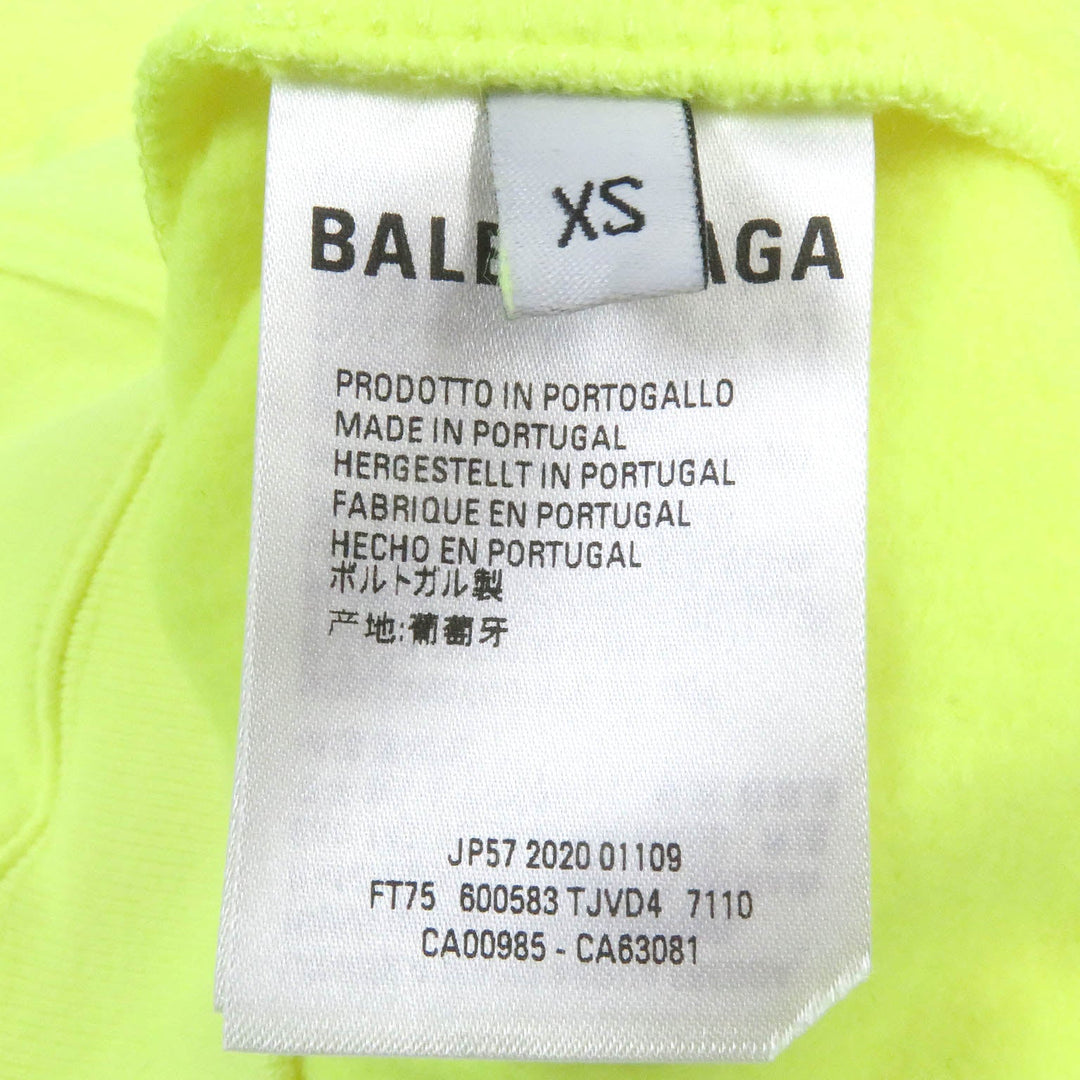 Top Quality Balenciaga Cotton Logo Hoodie Pullover XS