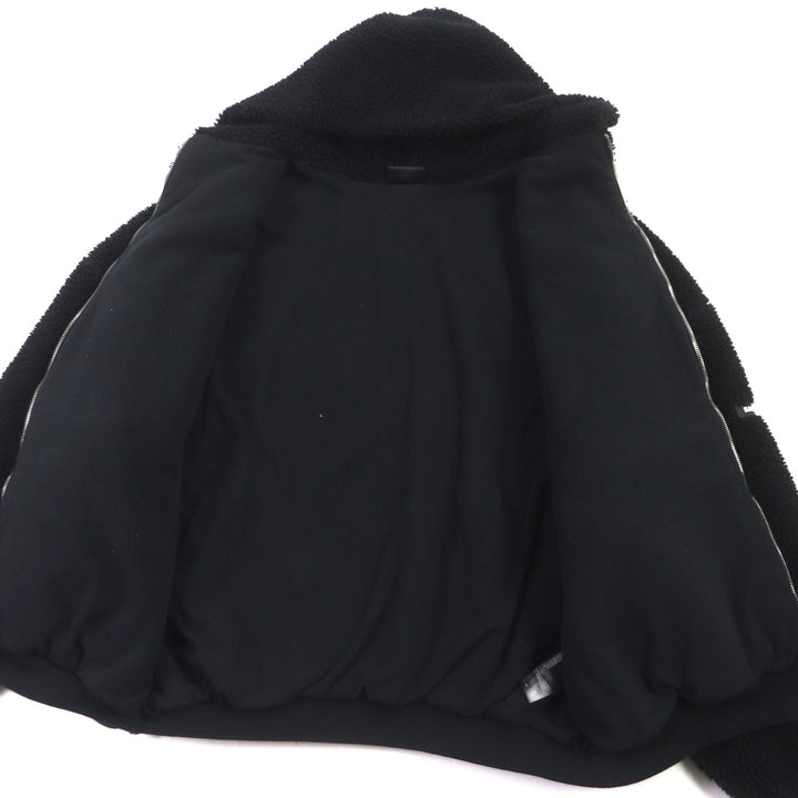 Top Quality Balenciaga Zip-Up Hoodie Fleece Jacket Black