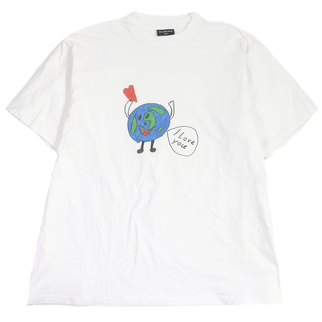 Top Quality Balenciaga Cotton Oversized Double Sleeve T-shirt S