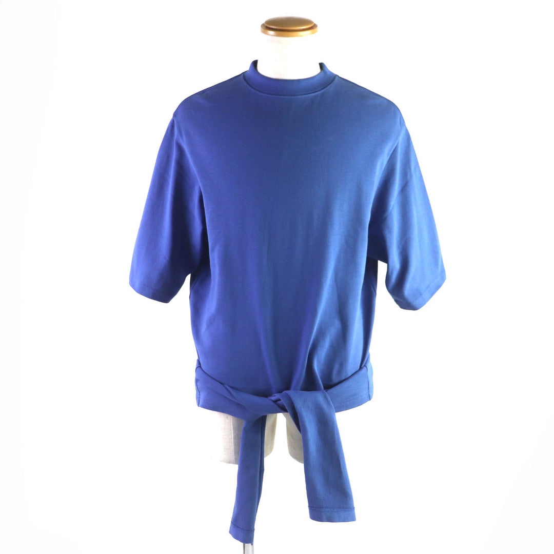 Top Quality Balenciaga Cotton Deformed T-shirt Blue M