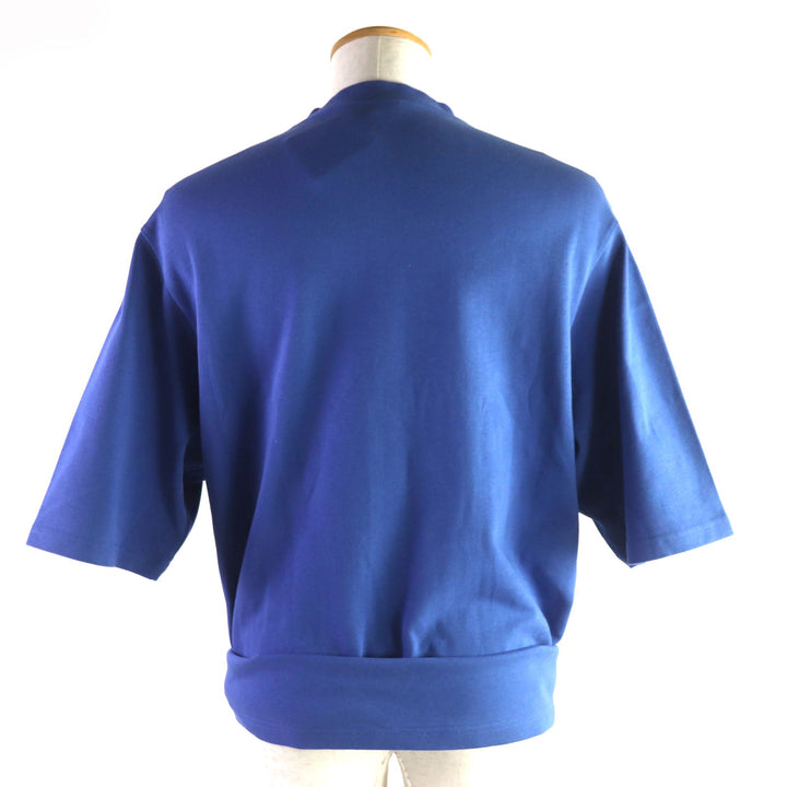 Top Quality Balenciaga Cotton Deformed T-shirt Blue M