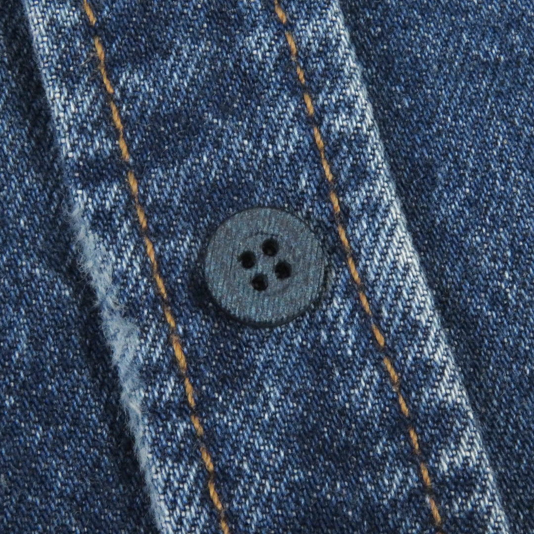 Top Quality Balenciaga Denim Shirt Indigo Blue S