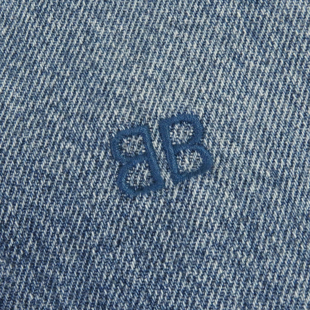 Top Quality Balenciaga Denim Shirt Indigo Blue S