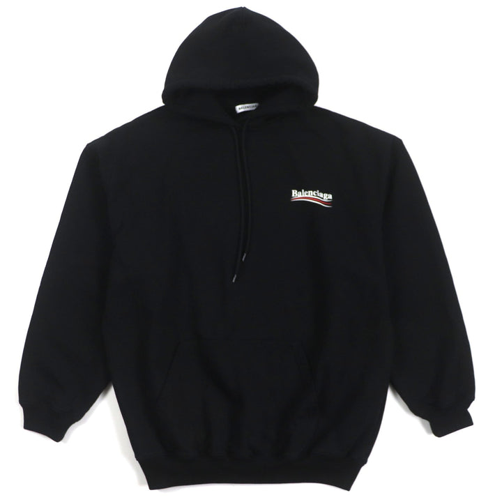 Top Quality Balenciaga Cotton Logo Print Pullover Hoodie