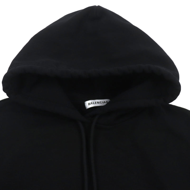Top Quality Balenciaga Cotton Logo Print Pullover Hoodie