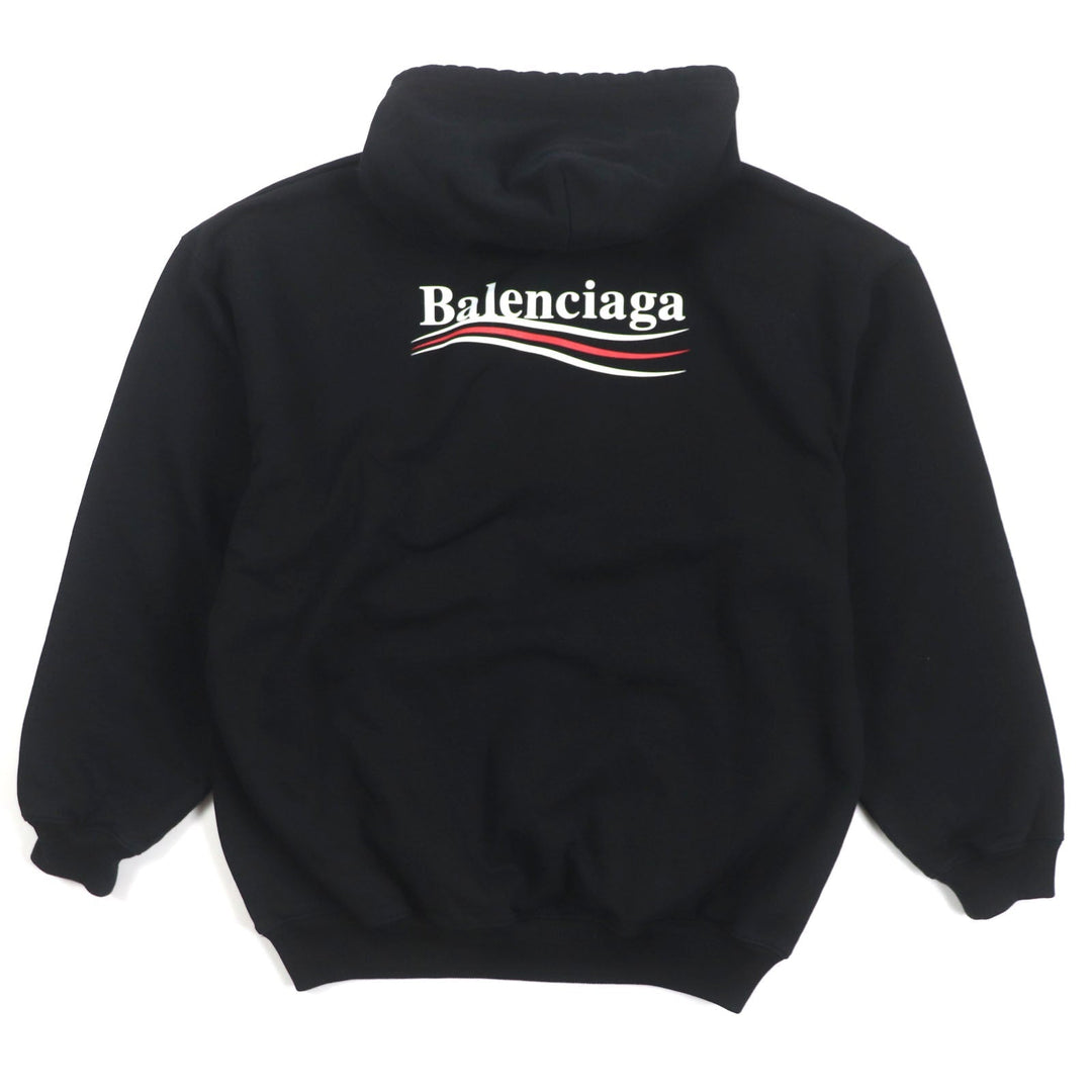 Top Quality Balenciaga Cotton Logo Print Pullover Hoodie