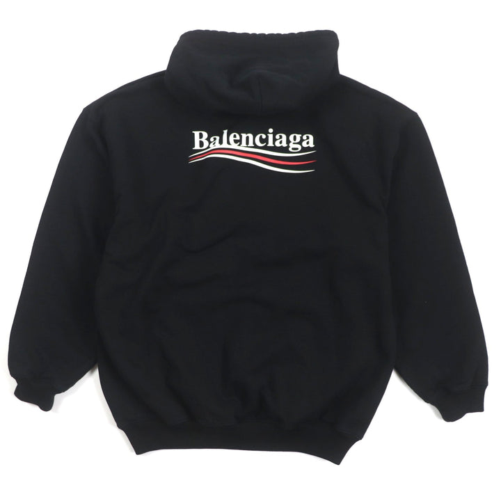 Top Quality Balenciaga Cotton Logo Print Pullover Hoodie