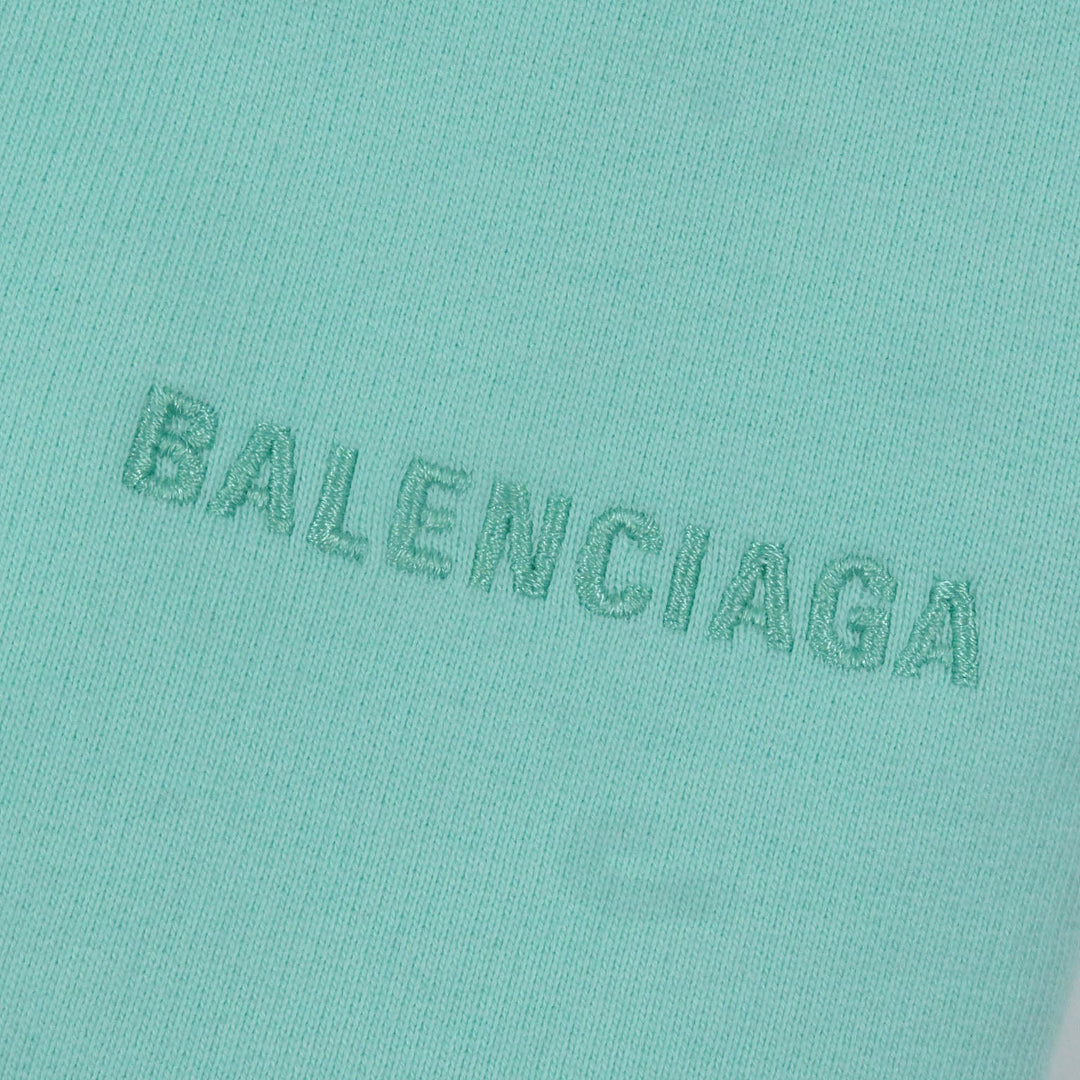 Top Quality Balenciaga Logo Joggers Pants Mint S