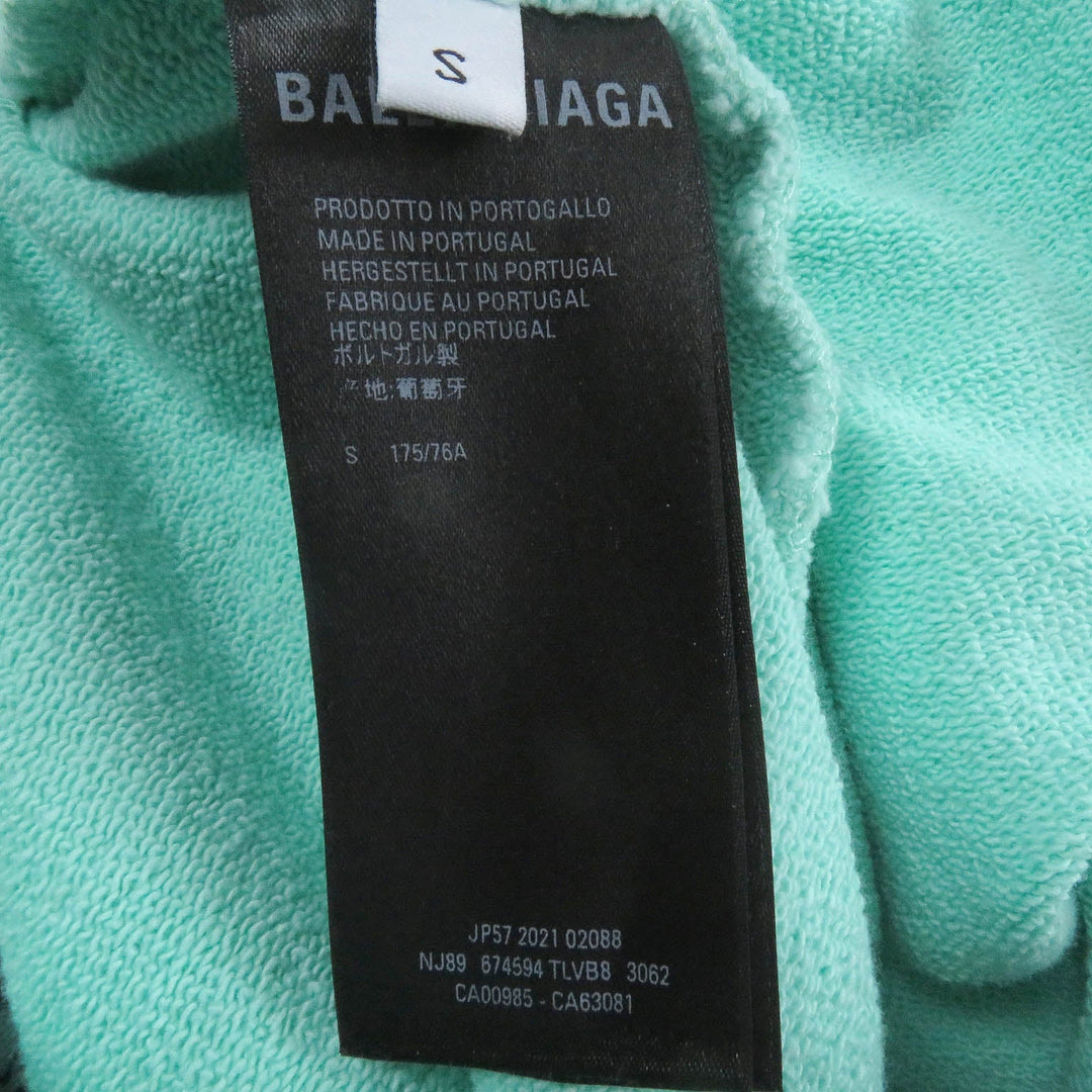 Top Quality Balenciaga Logo Joggers Pants Mint S