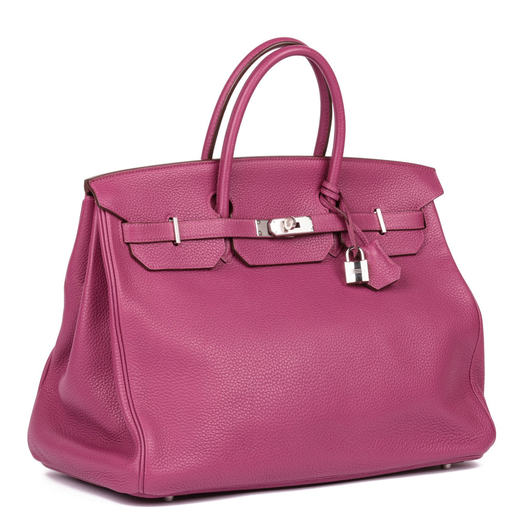 Top quality Hermes Tosca Togo Leather Birkin 40cm Retourne Tote