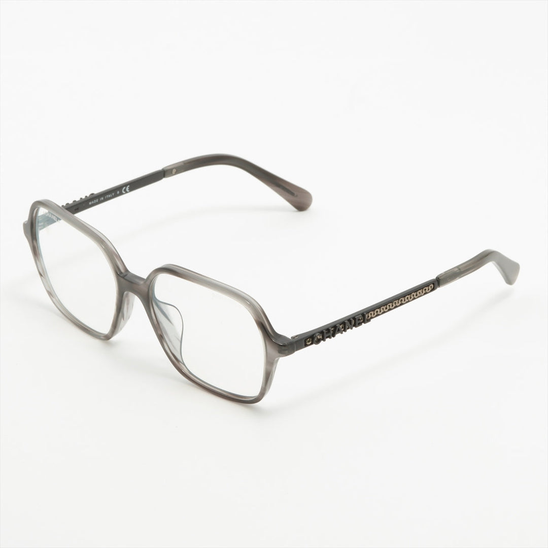 Top Quality Chanel 3417 Glasses GP  Black Kids Clothes Shredded Distorted