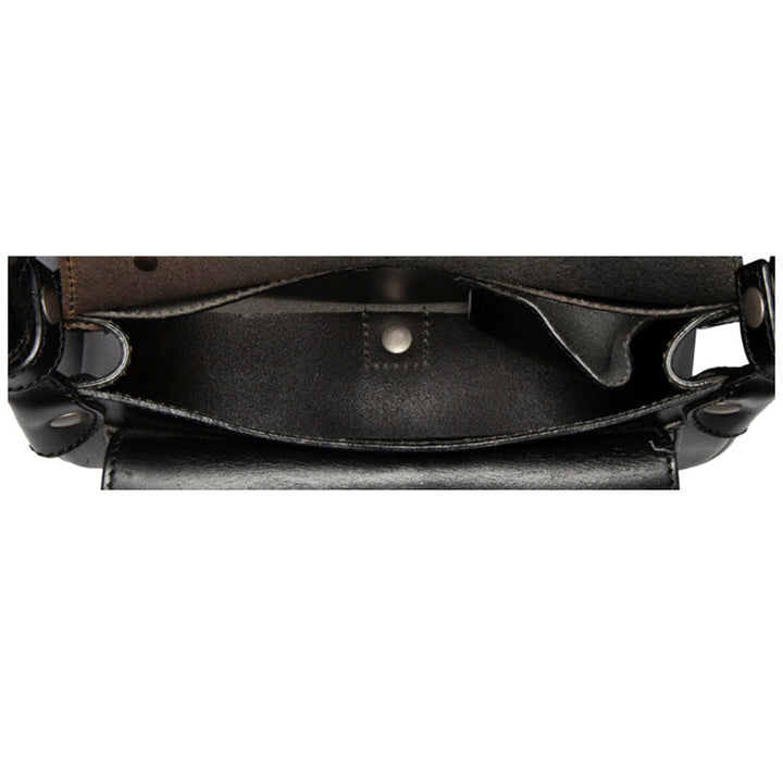 Chanel Black Coin Medallion Saddle