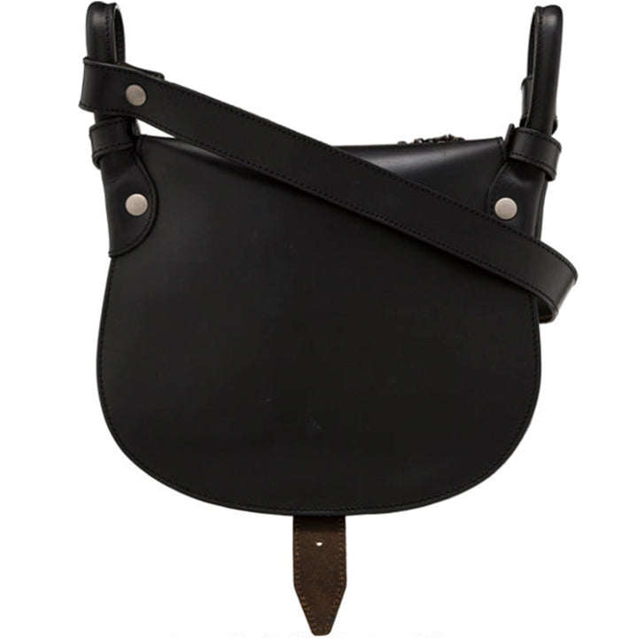Chanel Black Coin Medallion Saddle