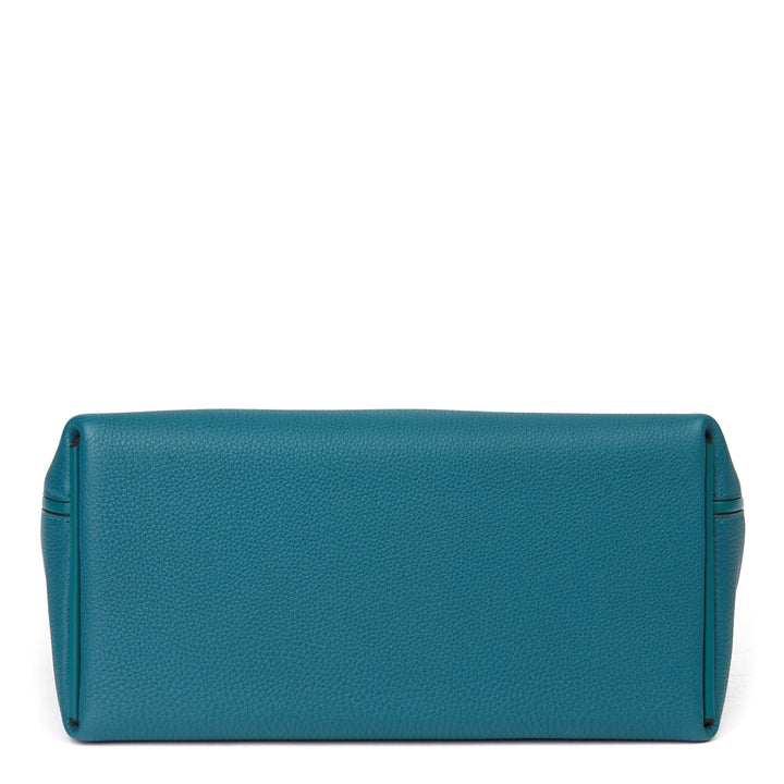 Top quality Hermes Vert Bosphore Togo & Swift Leather Leather 24/24 29cm Shoulder Bag