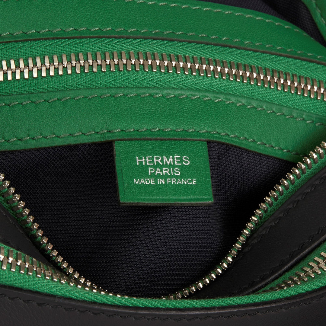 Top quality Hermes Plomb & Cactus Cristobal, Swift Leather Cityslide Cross PM Crossbody