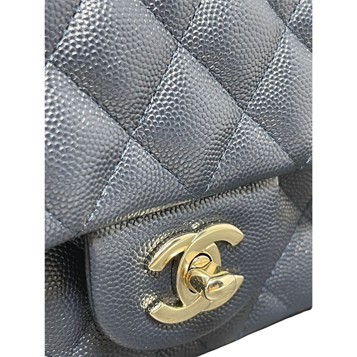 Top Quality Chanel Top Quality Chanel Caviar Quilted Mini Rectangular New - Dark Blue