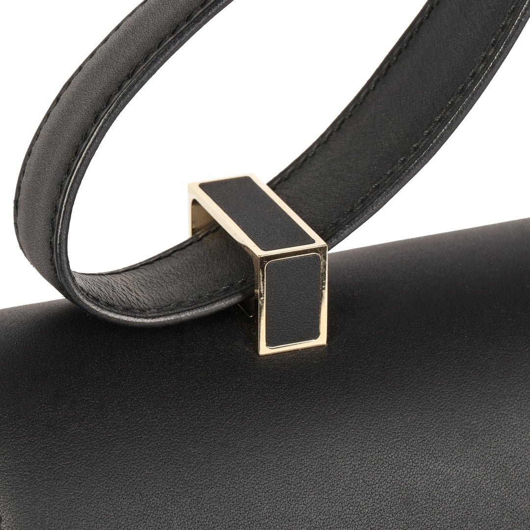 Top quality Hermes Black Sombrero Leather Constance Cartable Shoulder Bag