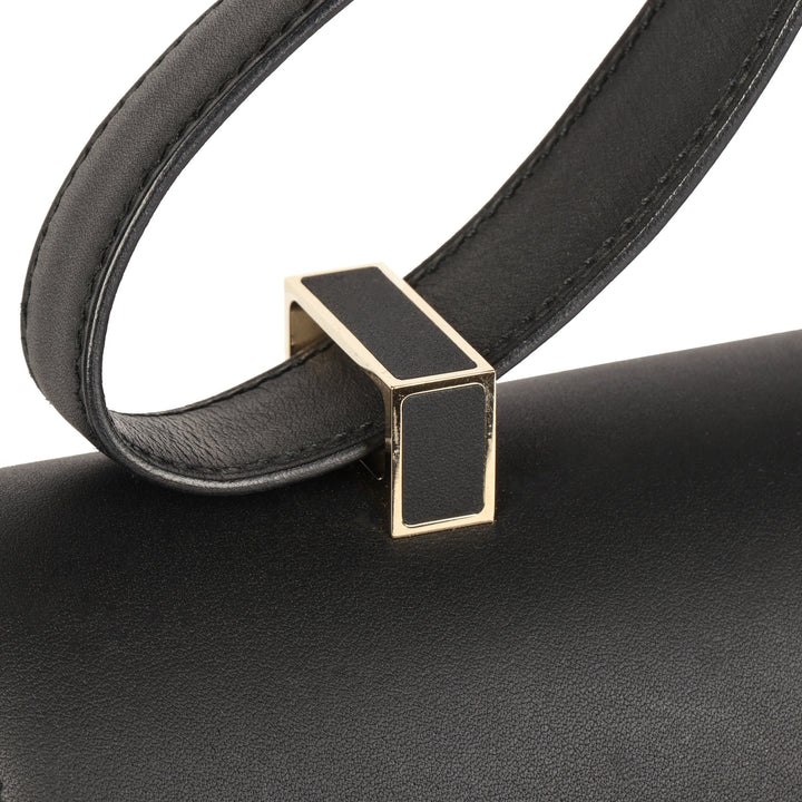 Top quality Hermes Black Sombrero Leather Constance Cartable Shoulder Bag