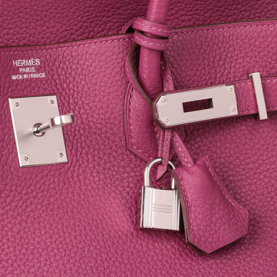 Top quality Hermes Tosca Togo Leather Birkin 40cm Retourne Tote