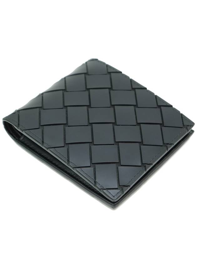 Bottega veneta Brand new almost 605721 Intrecciato rubber silicone leather half wallet Bottega