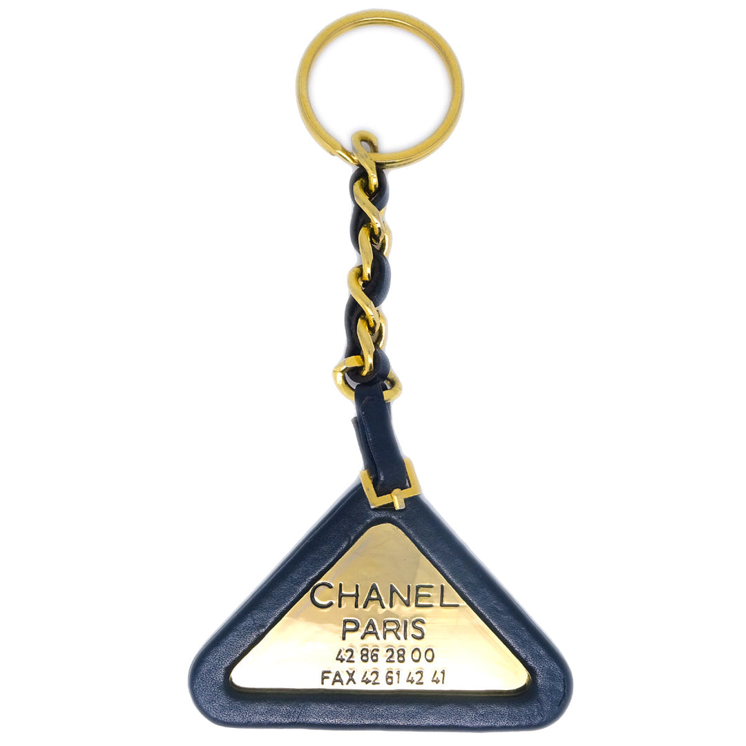 Top Quality Chanel Triangle Key Holder 94P Small New