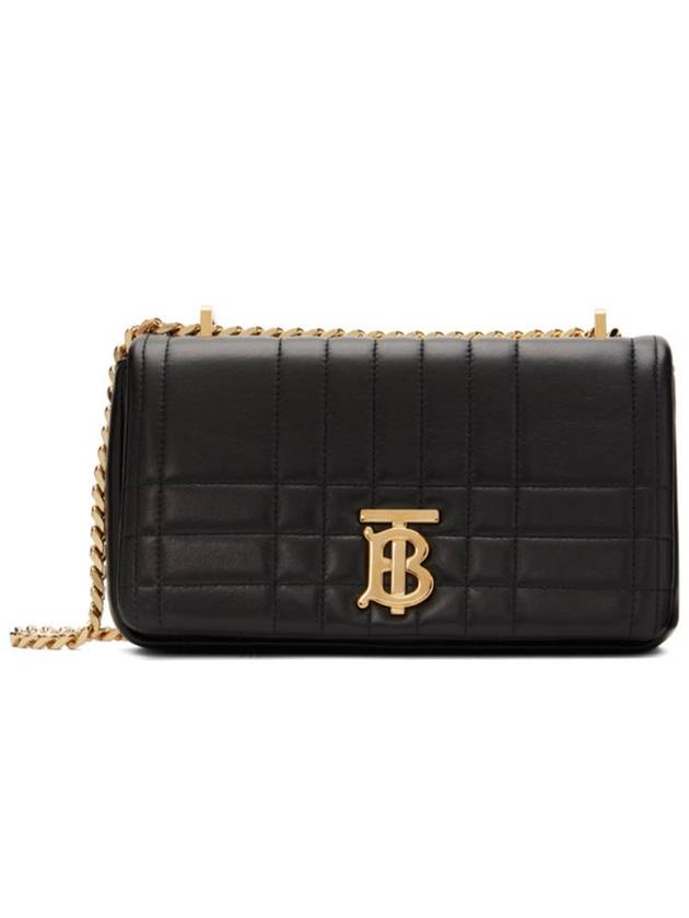 Burberry Lola Quilted Lambskin Small Shoulder Bag Black