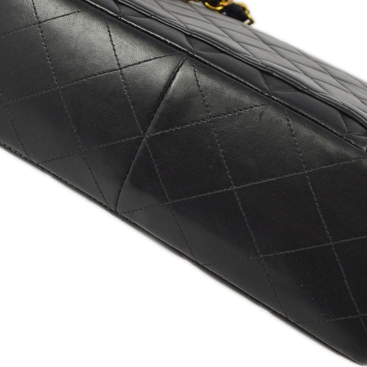 Top Quality Chanel Black Lambskin Classic Flap Backpack