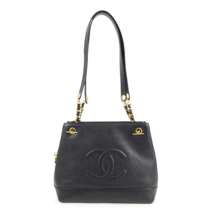 Top Quality Chanel Caviar Skin Coco Mark Chain Tote Bag Shoulder Bag