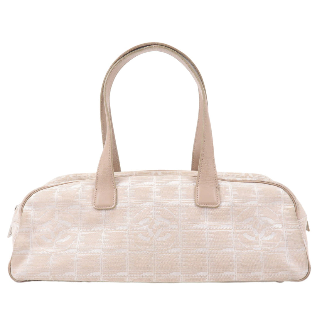 Top Quality Chanel New Travel Line Nylon Jacquard Leather Mini Bag A15828