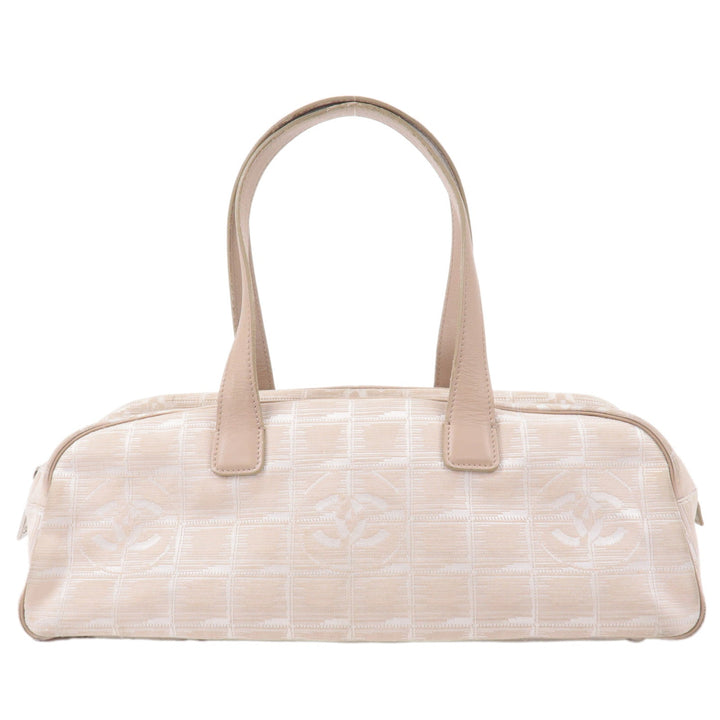 Top Quality Chanel New Travel Line Nylon Jacquard Leather Mini Bag A15828