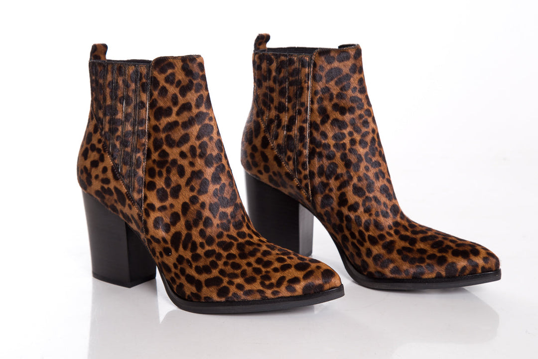 Marc Fisher Leopard Booties SZ 9.5