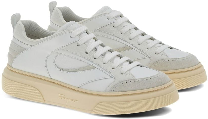 LOGO LEATHER SNEAKERS