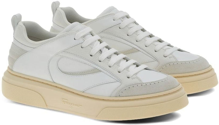 LOGO LEATHER SNEAKERS