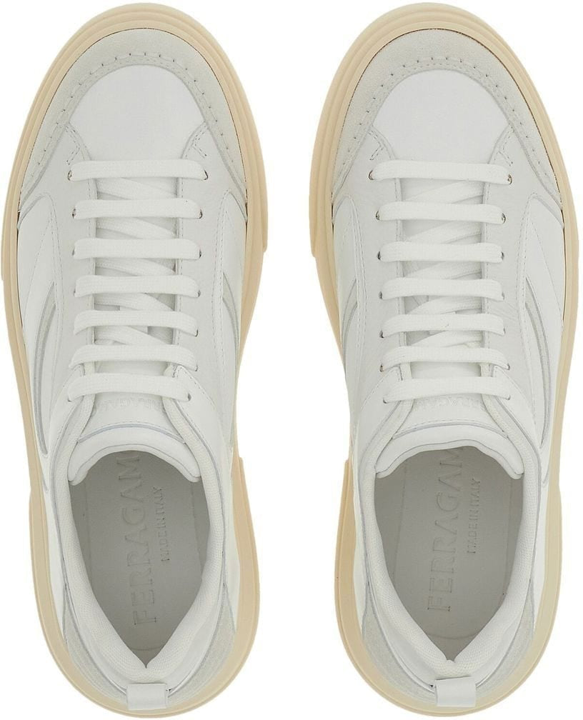 LOGO LEATHER SNEAKERS