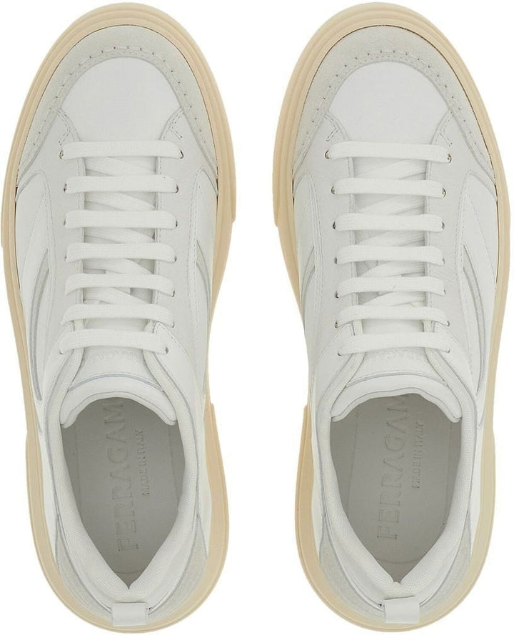LOGO LEATHER SNEAKERS