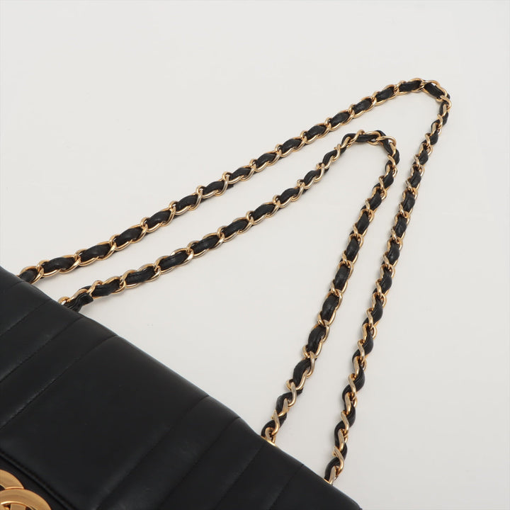 Top Quality Chanel Black Lambskin Mademoiselle Chain Shoulder Bag