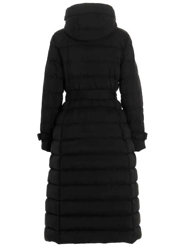 Burberry WoMen's Detachable Belted Long Padding Black