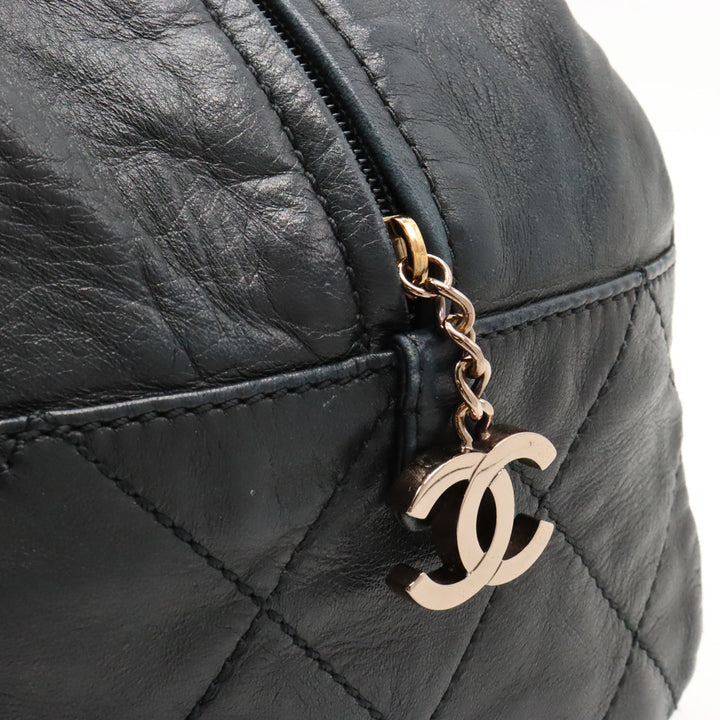 Top Quality Chanel Top Quality Chanel Cocomark Mini Boston  Bag Shoulder  Shoulder Tooth Black Black Black Blumin