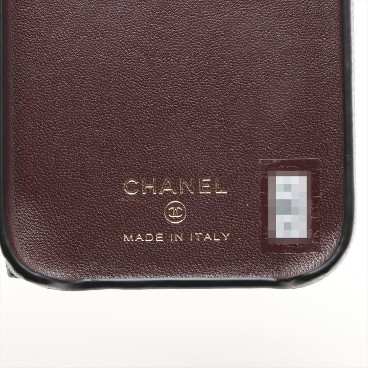 Top Quality Chanel Matrasse Caviar S iPhone Case Black Gold Gold  Random