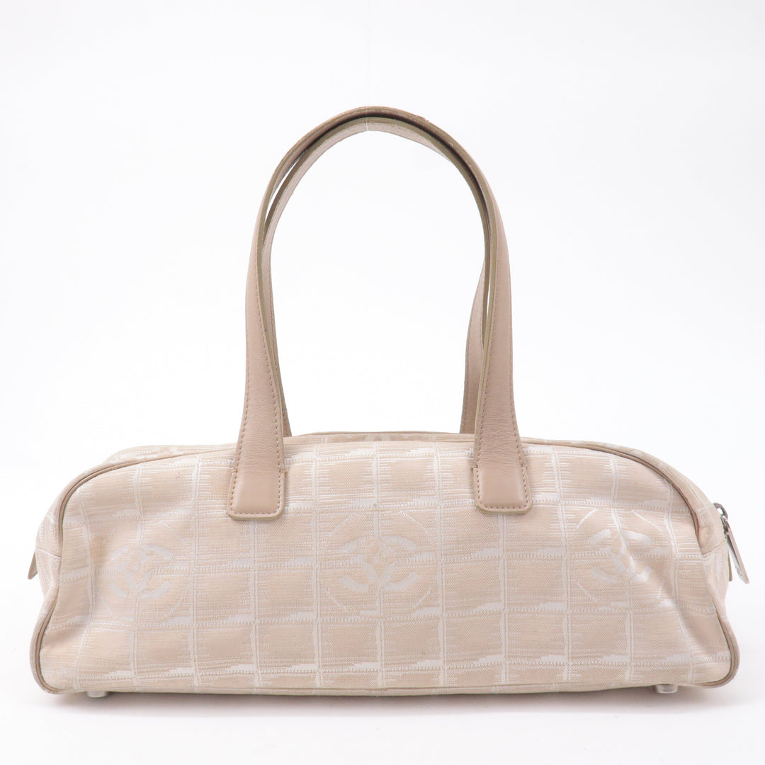 Top Quality Chanel New Travel Line Nylon Jacquard Leather Mini Bag A15828