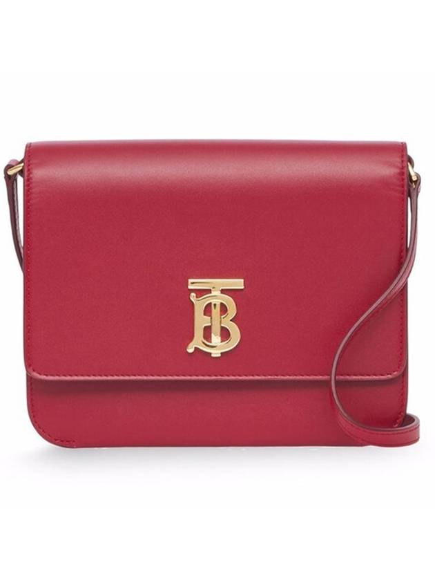 Burberry Mini Leather TB Cross Bag Red