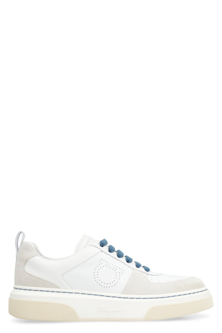 LEATHER LOW-TOP SNEAKERS